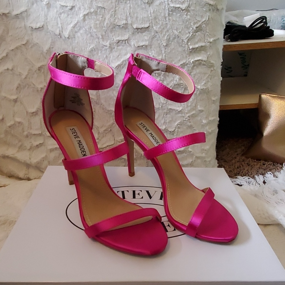 Hot Pink High heel sandals